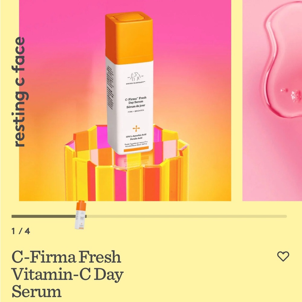 NEW IN BOX Drunk Elephant C-Firma Fresh Day Serum